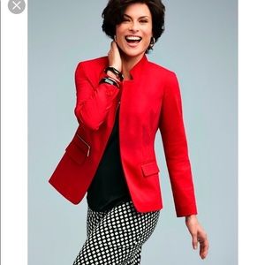 NWOT Chico’s red blazer